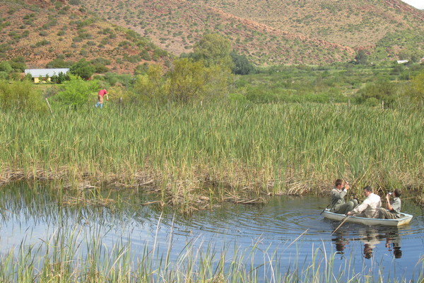 fishing on dam